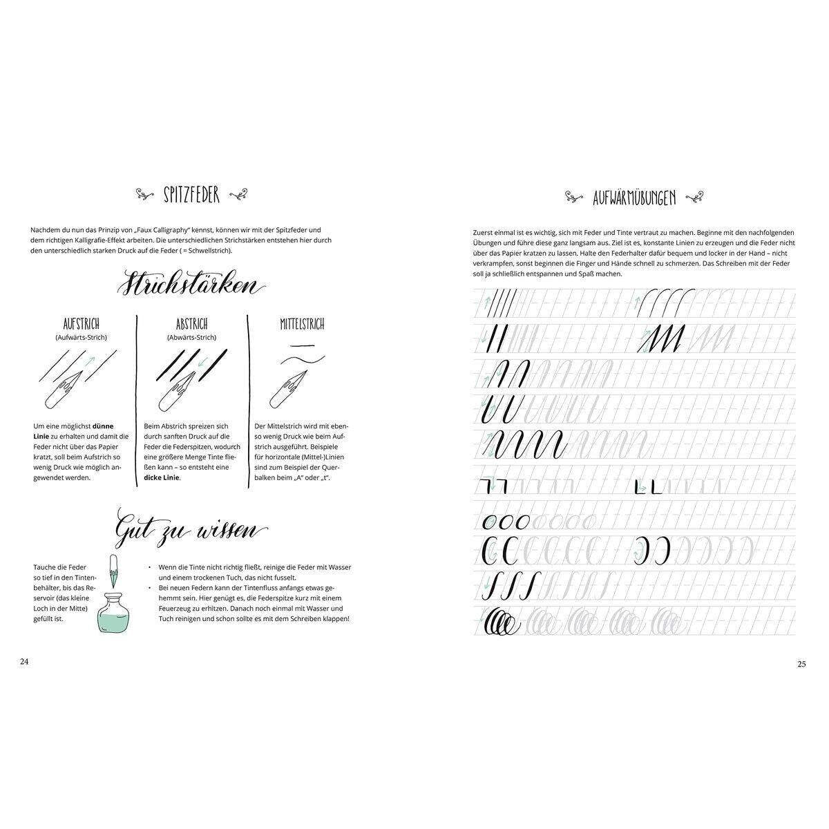 Lingen Verlag Handlettering: Schöne Schriften - Schritt für Schritt