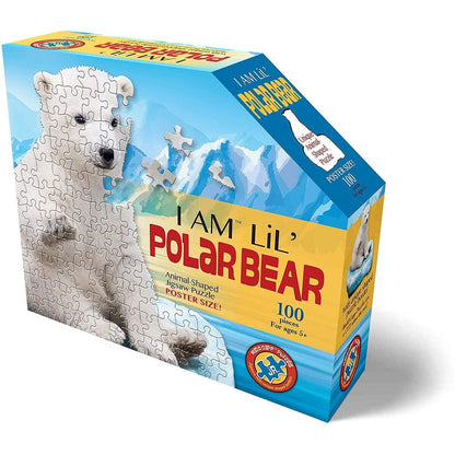MADD CAPP Konturenpuzzle Junior Eisbär, 100 Teile