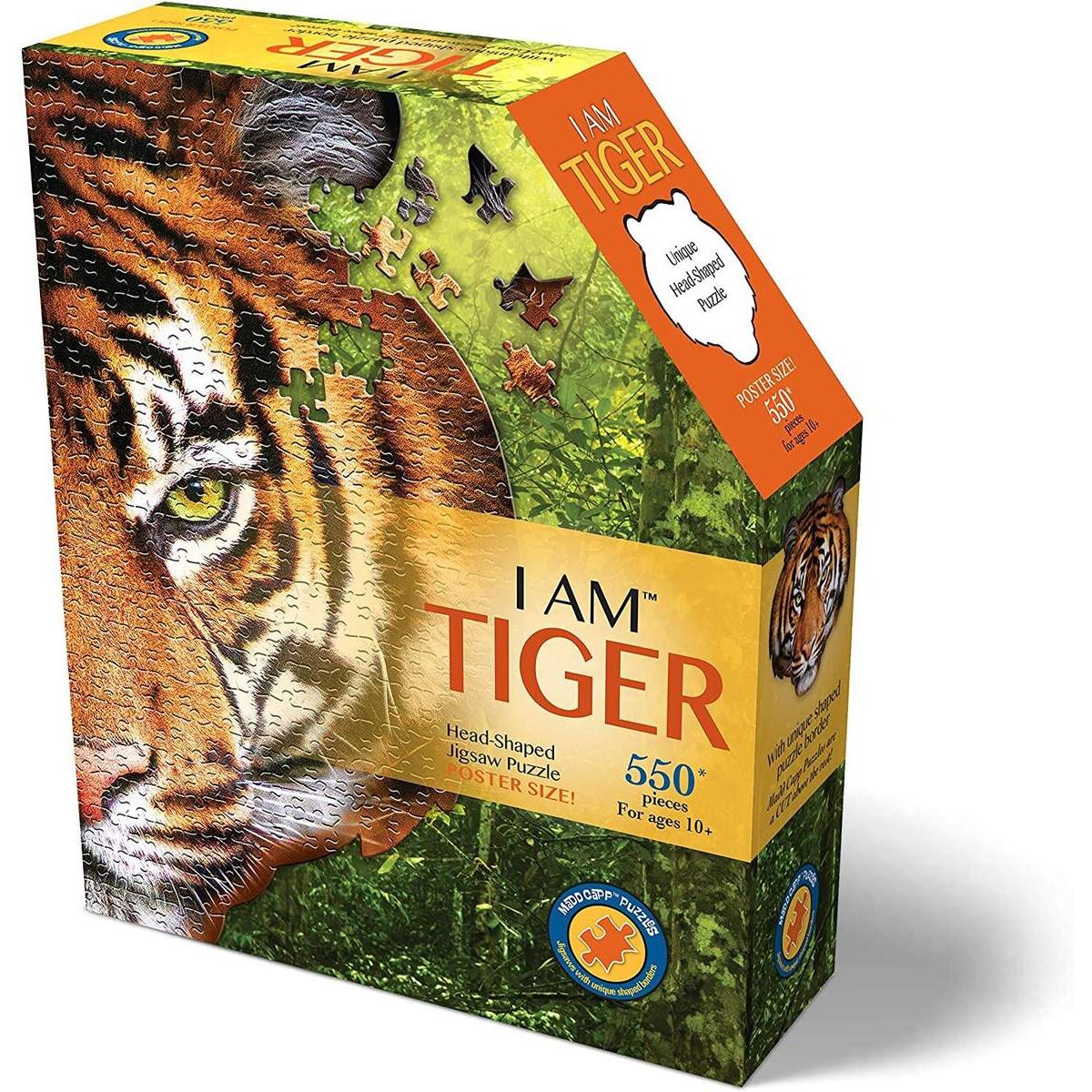 MADD CAPP Konturenpuzzle Tiger, 550 Teile