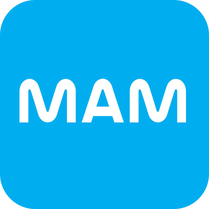 MAM Feel Good Premium Glasflasche 170 ml mit Sauger Größe 1, Rosa