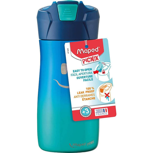 Maped PICNIK - Edelstahl-Trinkflasche CONCEPT KIDS - 430 ml - blau