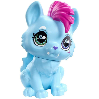 Mattel Cave Club Tella Puppe (25 cm) mit Haus-Dinosaurier