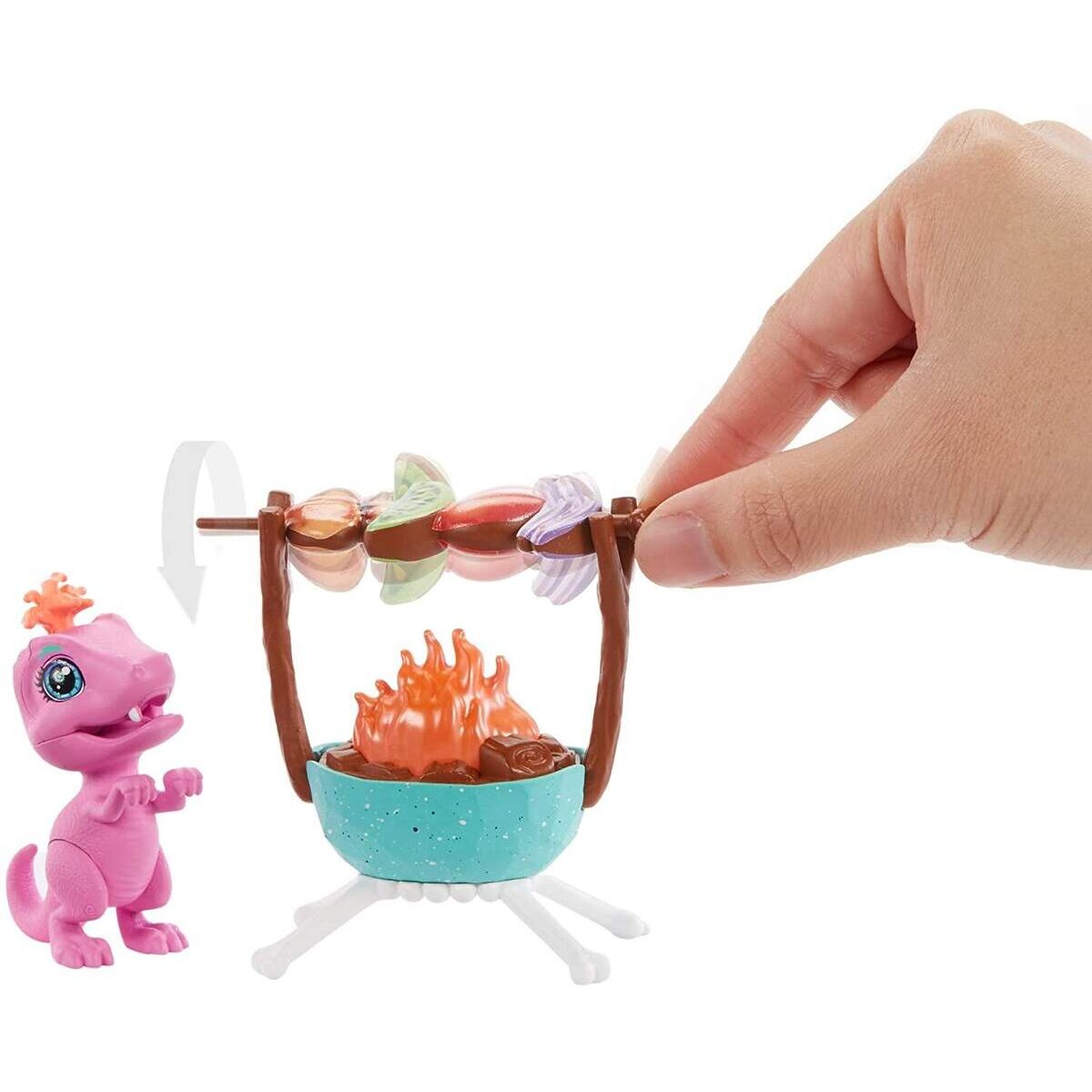 Mattel Cave Club Wilder Grillspaß mit Emberly Spielset & Puppe