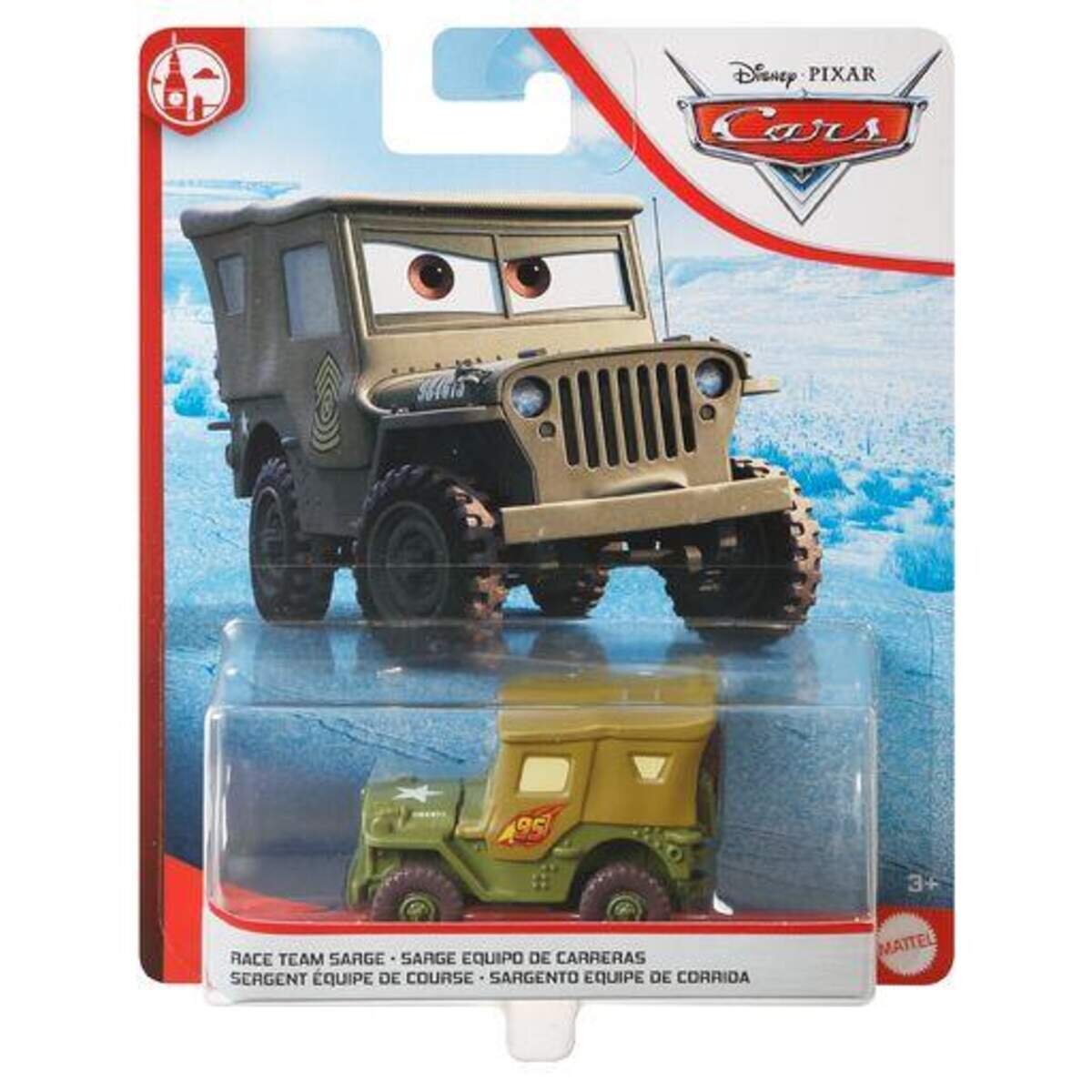 Mattel Disney Pixar Cars Die-Cast Sarge mit Nr. 95