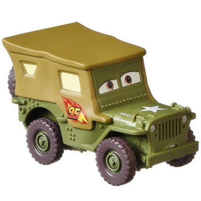 Mattel Disney Pixar Cars Die-Cast Sarge mit Nr. 95
