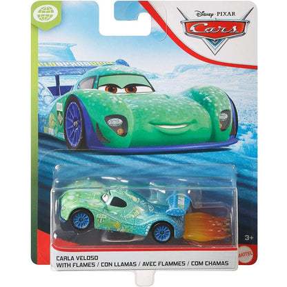 Mattel Disney Pixar Cars Die-Cast Carla Veloso mit Flammen