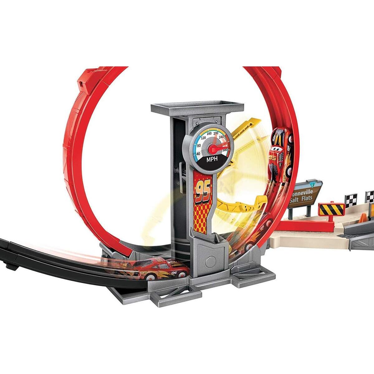 Mattel Disney Pixar Cars Xtreme Racing Serie Raketen-Rennen Super-Looping