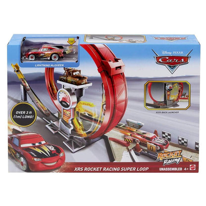 Mattel Disney Pixar Cars Xtreme Racing Serie Raketen-Rennen Super-Looping