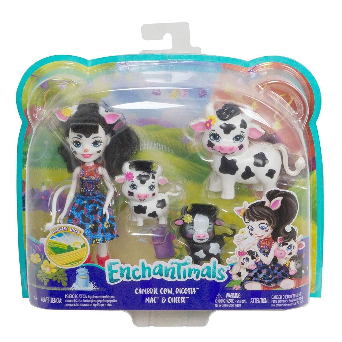 Mattel Enchantimals Cambrie Cow Puppe & Familie