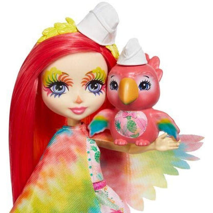 Mattel Enchantimals Dschungelwald Cafe Set Peeki Parrot & Sheeny