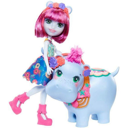 Mattel Enchantimals Hedda Hippo und Lake