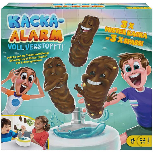 Mattel Games Kacka-Alarm! Voll Verstopft
