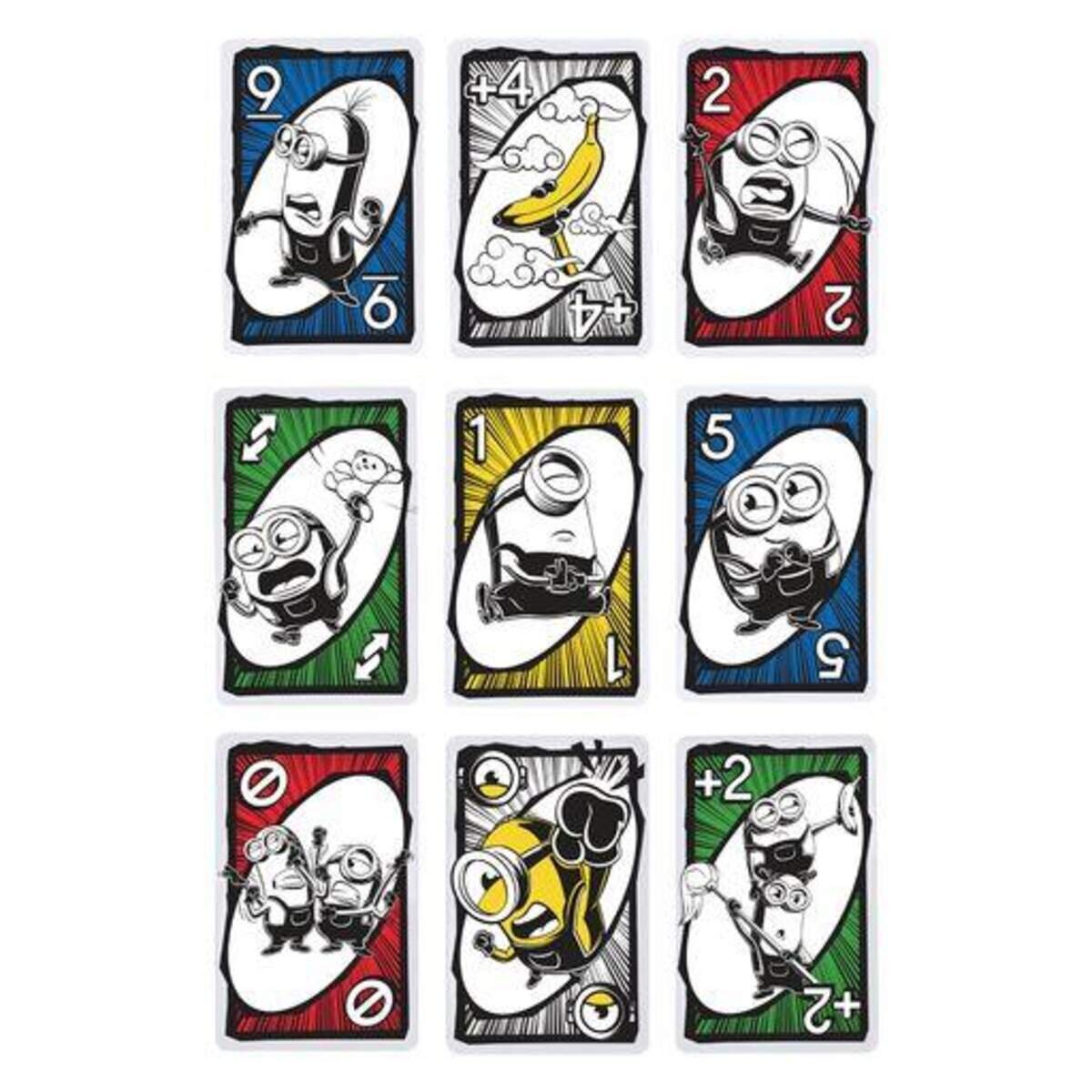 Mattel Games UNO Minions, Kartenspiel, Kinderspiel, Familienspiel