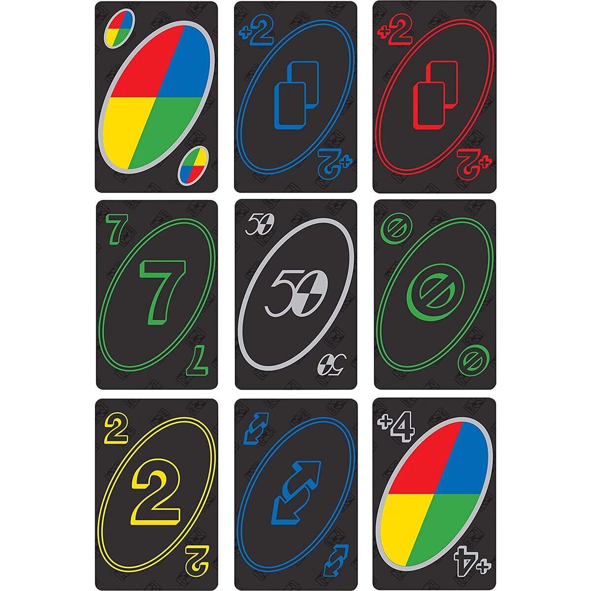 Mattel Games UNO Premium, 50 Jahre UNO Jubiläumsedition (mit Münze)