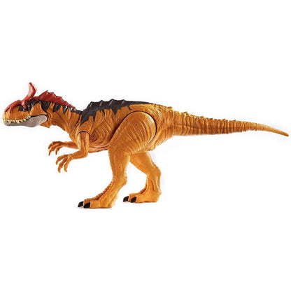 Mattel Jurassic World Brüll-Attacke Cryolophosaurus