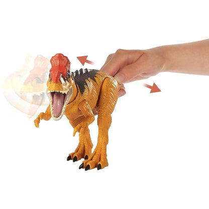 Mattel Jurassic World Brüll-Attacke Cryolophosaurus