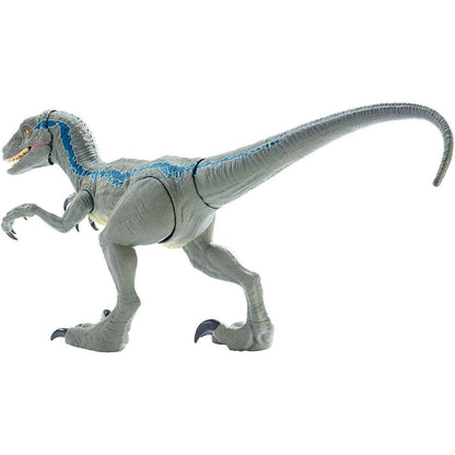 Mattel Jurassic World Dino Rivals Riesendino Velociraptor Blue