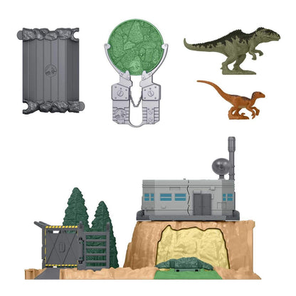 Mattel Jurassic World Minis Spielset Giant Dino Rampage