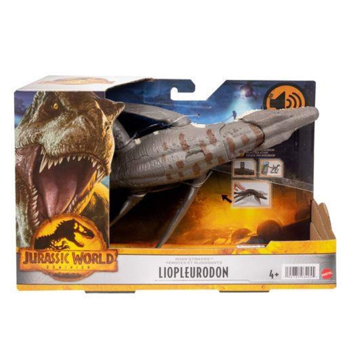 Mattel Jurassic World Roar Strikers Sortiment, 1 Stück, 11-fach sortiert