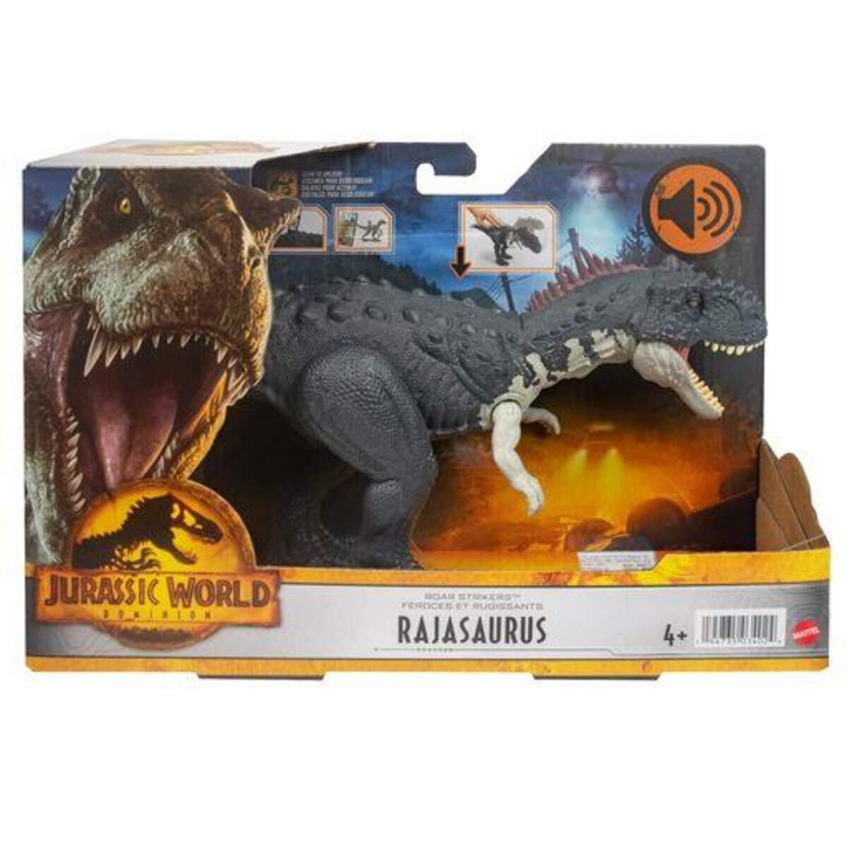 Mattel Jurassic World Roar Strikers Sortiment, 1 Stück, 11-fach sortiert