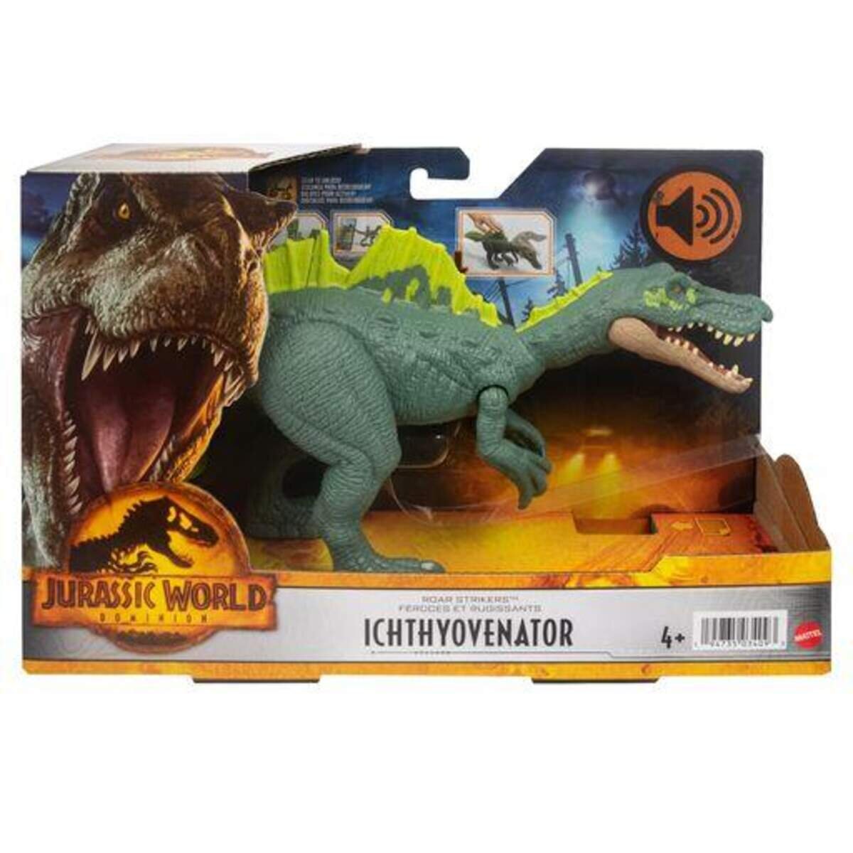 Mattel Jurassic World Roar Strikers Sortiment, 1 Stück, 11-fach sortiert