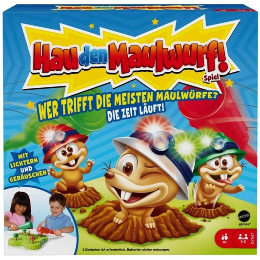 Mattel Mattel Games Hau den Maulwurf!, Aktionsspiel, Kinderspiel
