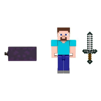 Mattel Minecraft Craft-A-Block Figur Steve