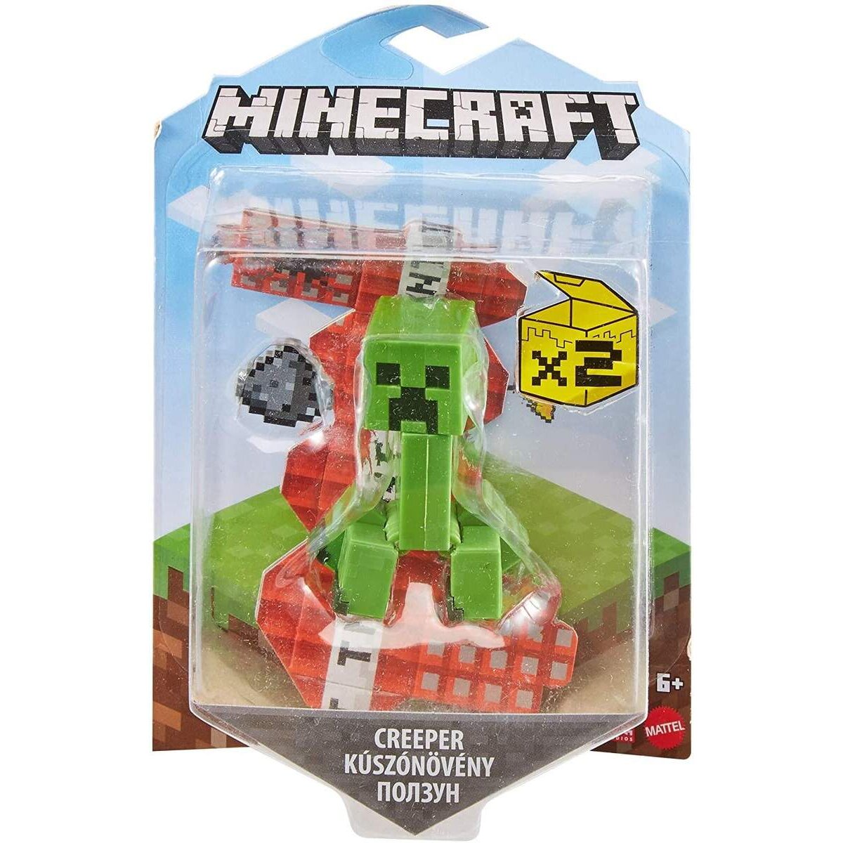 Mattel Minecraft Craft-A-Block Figur Creeper