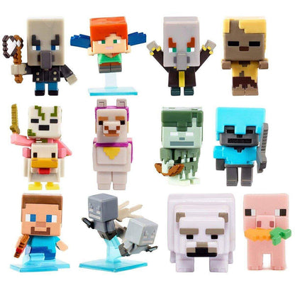 Mattel Minecraft Mini-Figuren Sortiment, 1 Stück, sortiert