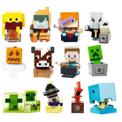 Mattel Minecraft Mini-Figuren Sortiment, 1 Stück, sortiert
