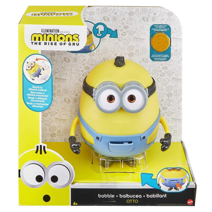 Mattel Minions Babble Otto mit 20 Geräuschen, 20 cm