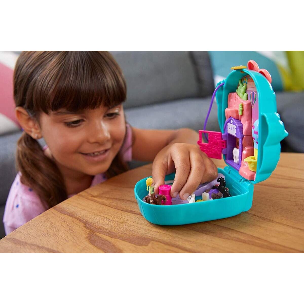 Mattel Polly Pocket Kaktus-Reiterhof Schatulle
