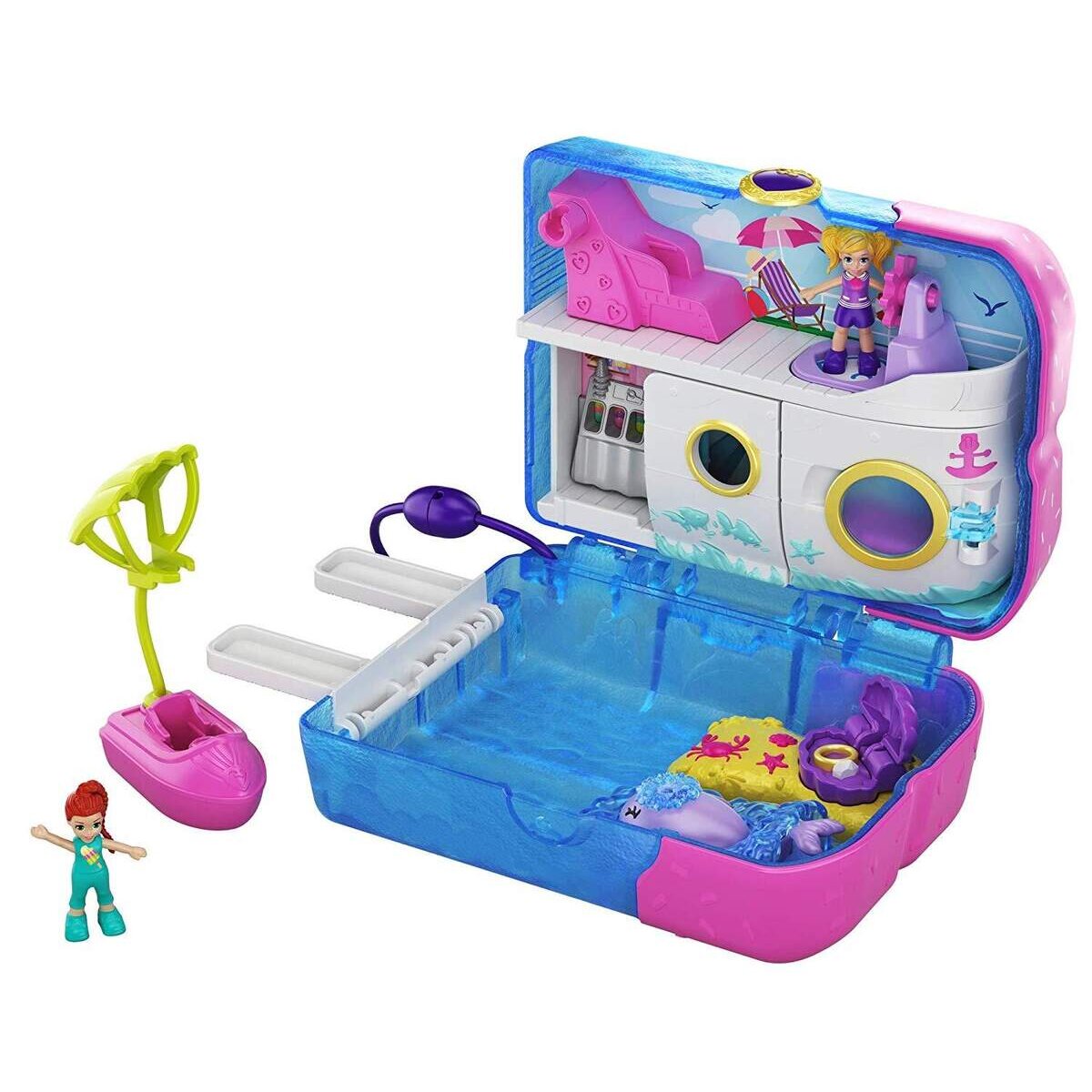Mattel Polly Pocket Kreuzfahrt-Abenteuer-Eis Schatulle