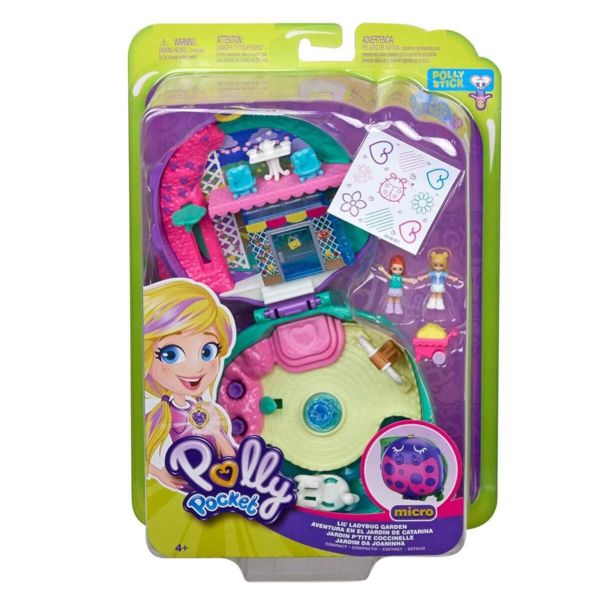 Mattel Polly Pocket Marienkäfer-Garten Schatulle