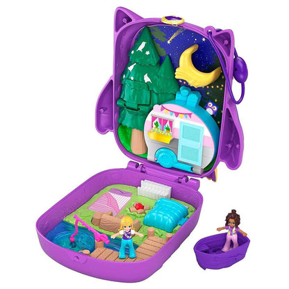 Mattel Polly Pocket Nachteulen-Campingplatz Schatulle