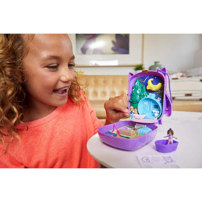 Mattel Polly Pocket Nachteulen-Campingplatz Schatulle