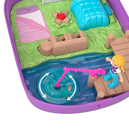 Mattel Polly Pocket Nachteulen-Campingplatz Schatulle
