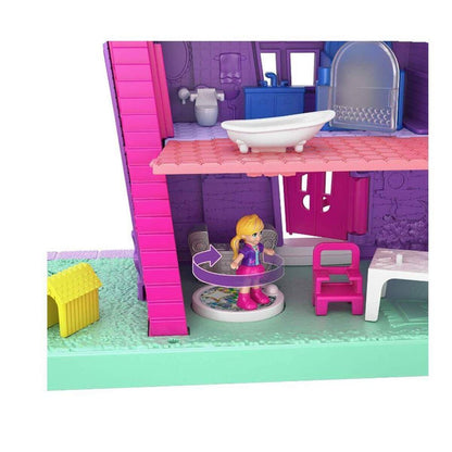 Mattel Polly Pocket Puppenhaus mit Zubehör