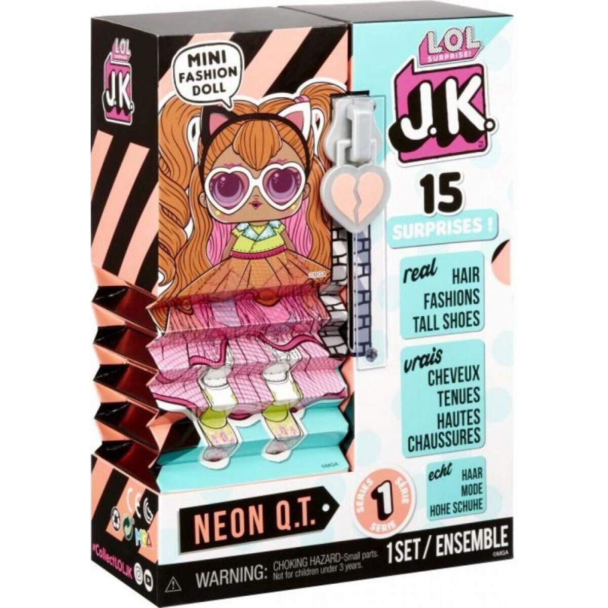 MGA Entertainment L.O.L. Surprise J.K. Doll- Neon Q.T.
