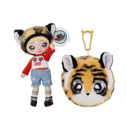 MGA Entertainment L.O.L. Surprise! Na! Na! Na! Surprise! Doll 2in1 Puppe mit Plüsch-Anhänger, 1 Stück, sortiert