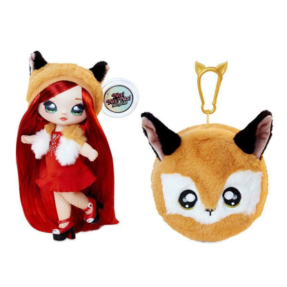 MGA Entertainment L.O.L. Surprise! Na! Na! Na! Surprise! Doll 2in1 Puppe mit Plüsch-Anhänger, 1 Stück, sortiert