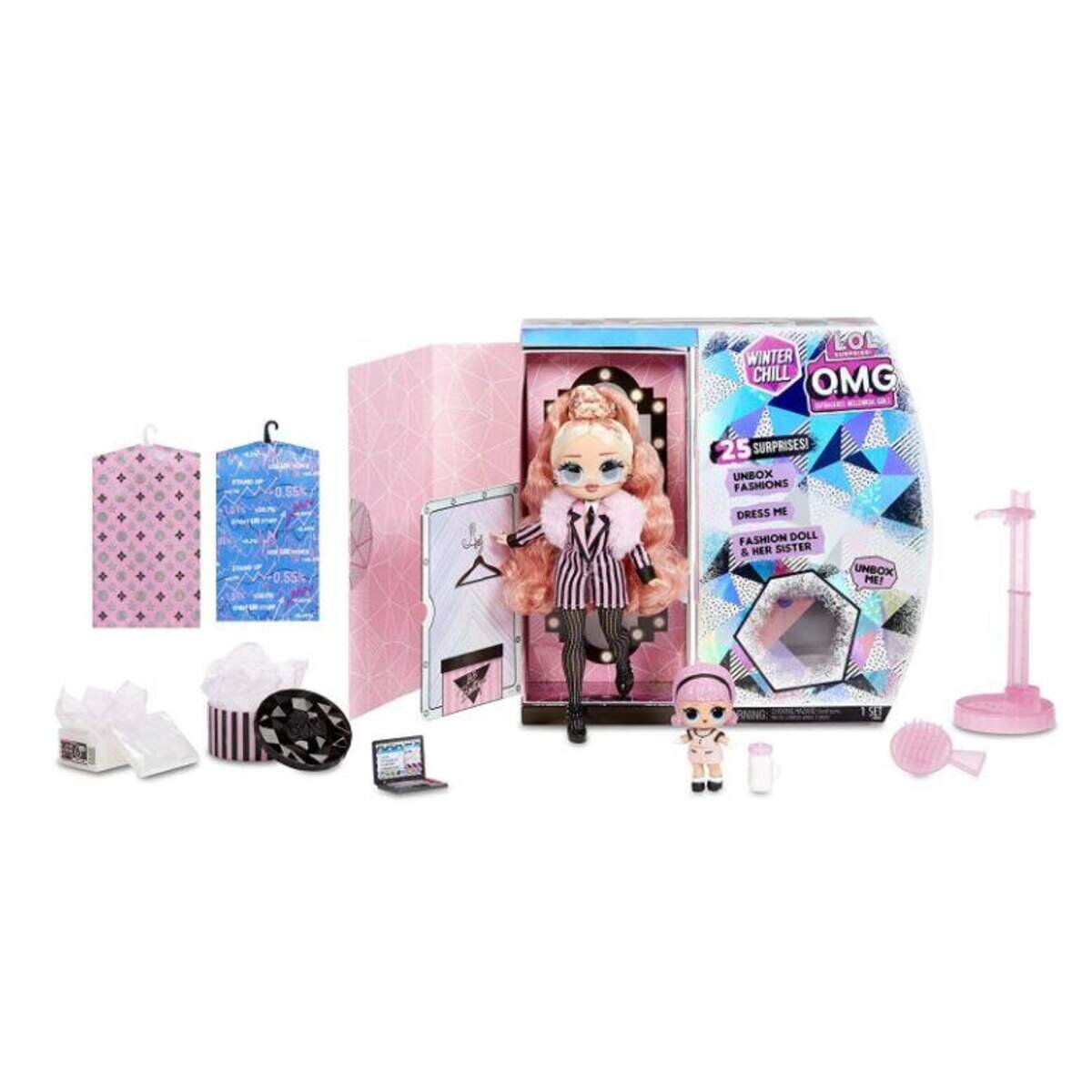 MGA Entertainment L.O.L. Surprise OMG Winter Chill Big Wig and Madame Queen
