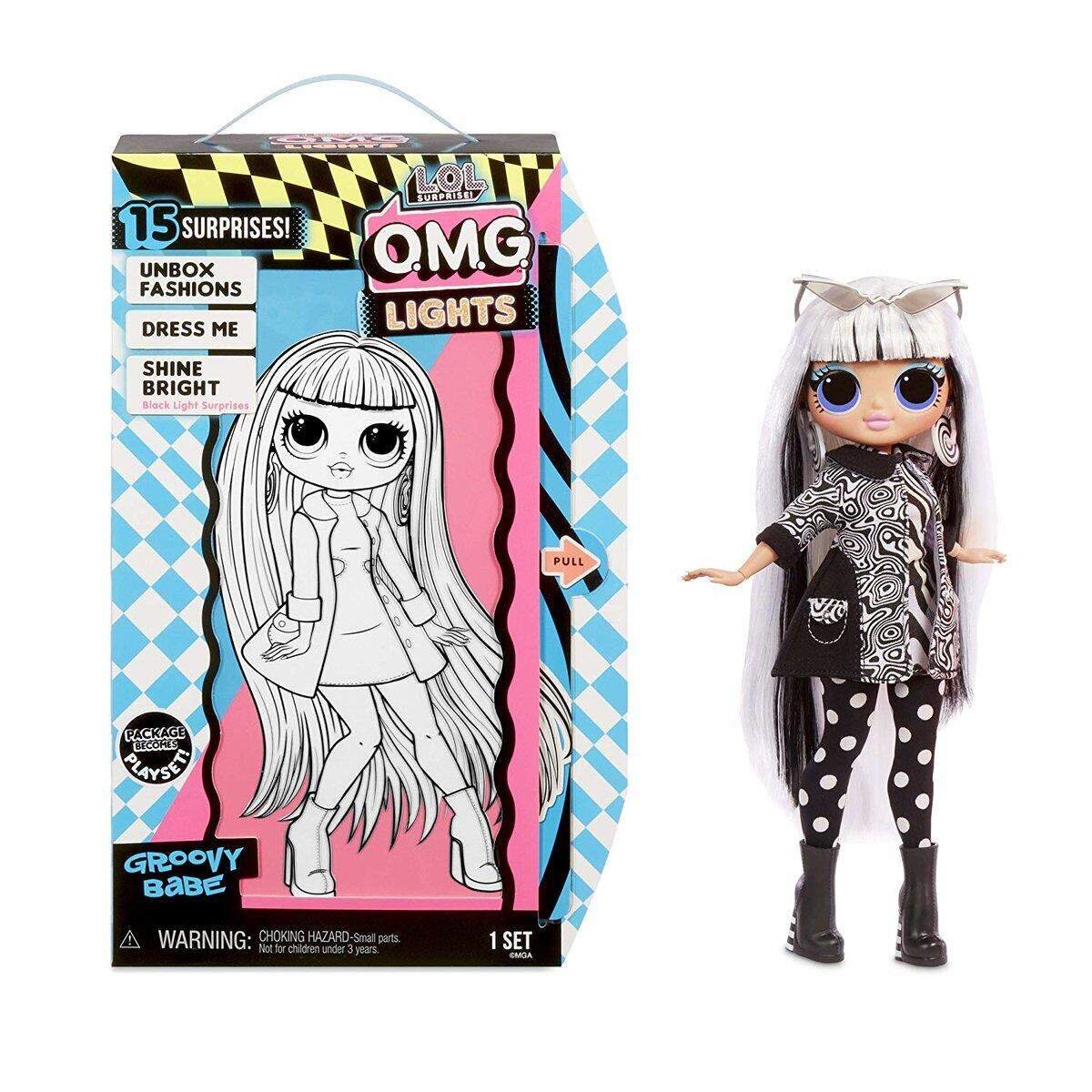 MGA Entertainment L.O.L. Surprise! O.M.G. Doll Lights Groovy Babe