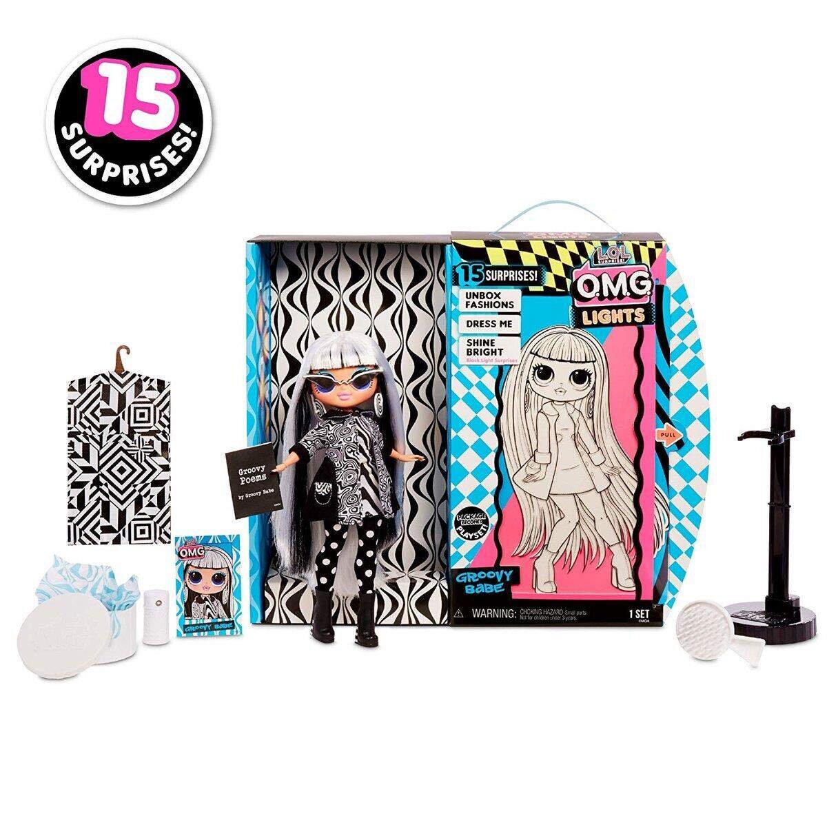 MGA Entertainment L.O.L. Surprise! O.M.G. Doll Lights Groovy Babe
