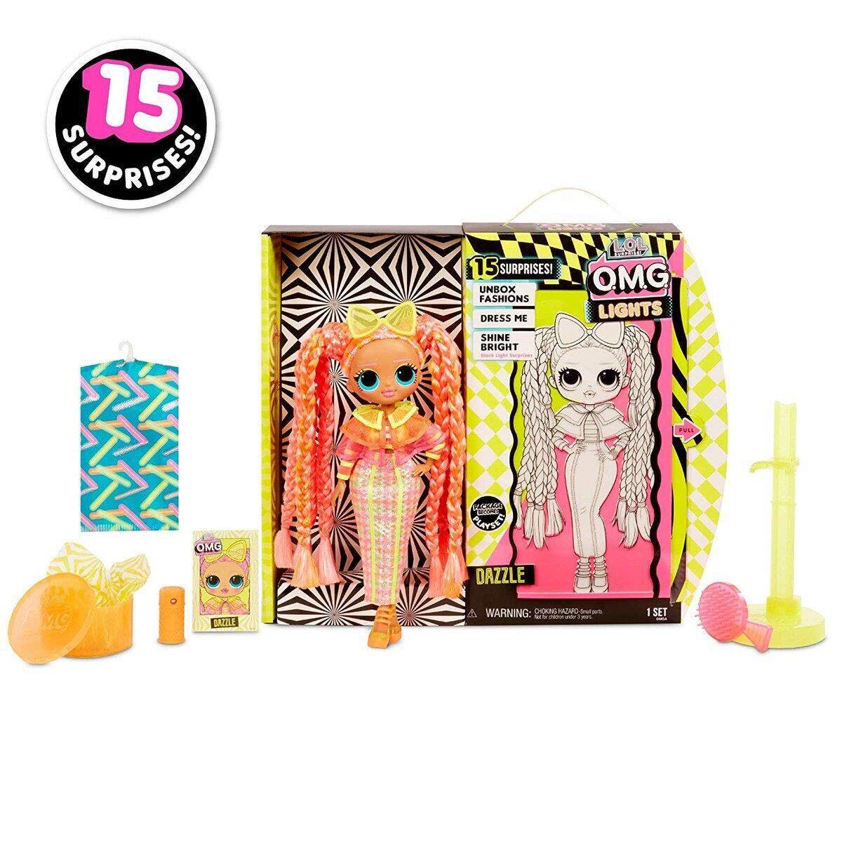 MGA Entertainment L.O.L. Surprise OMG Doll Lights Series- Dazzle
