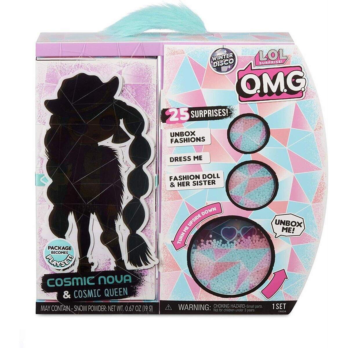 MGA Entertainment L.O.L. Surprise! O.M.G. Puppe Winter Disco Cosmic Nova & Cosmic Queen