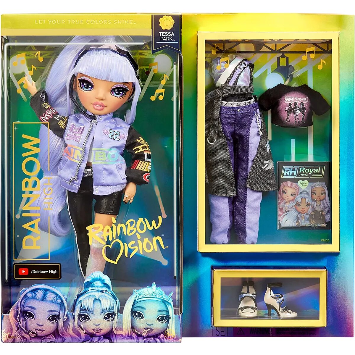 MGA Entertainment Rainbow High Rainbow Vision K-Pop Tessa Park