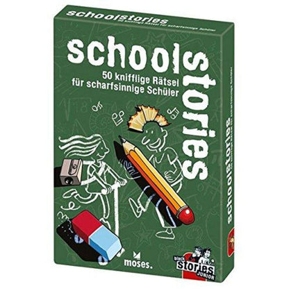moses. black stories junior, Schul Geschichten, 50 knifflige Rätsel für Schüler