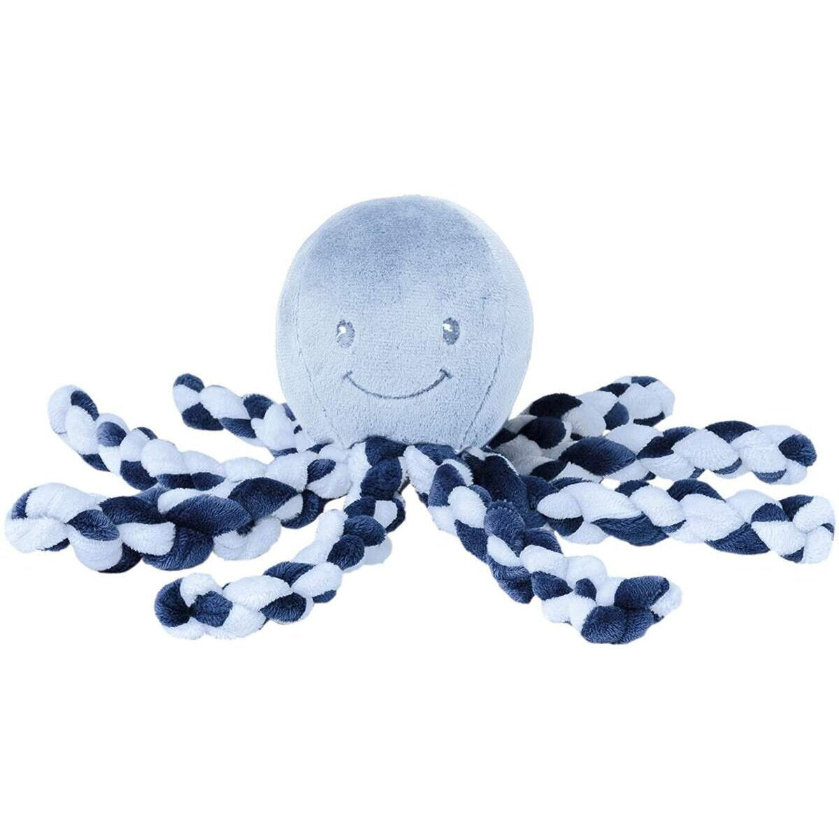 Nattou Lapidou Kuscheltier Oktopus blau, 23 cm