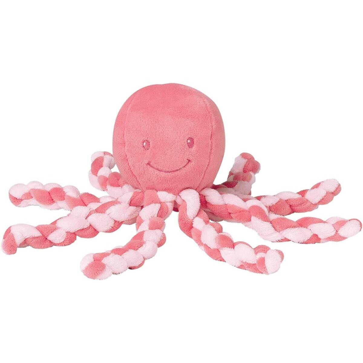 Nattou Lapidou Kuscheltier Oktopus rosa, 23 cm